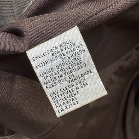 Vintage Talbots Brown Wool Blazer – Size 4 - Picture 5 of 9